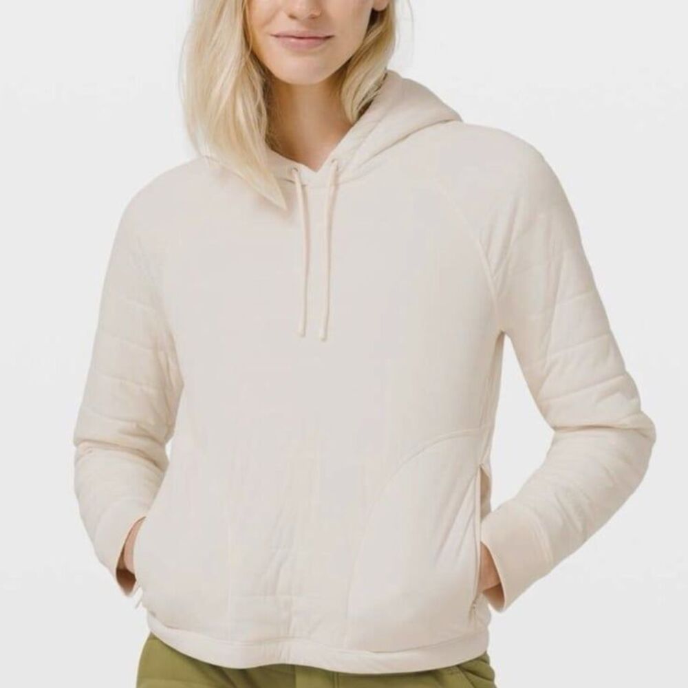 Lululemon Dynamic Movement Hoodie Light‎ Ivory
